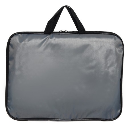 Folder with handles textile A4, 350 x 270 x 20 mm, calligrata "office", nylon 600D, gray tone 3-3