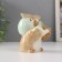 Souvenir ceramics "Little Eagle owl with the book" 7x7x9 cm