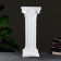 Column "Antique", white 65x27cm