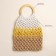 Female Bag Sl Home, manual weaving, cotton, ring 14.5 cm, 30 × 45 cm