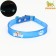 Collar with luminous elements "pleasure", 30 x 1 cm, blue