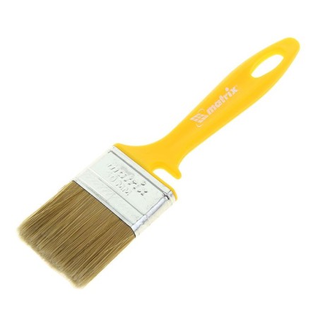 Matrix flat brush, for varnishes, 50x12 mm, plastic handle, artificial bristles