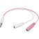 Redragon Mento, game, microphone headphones, 3.5 mm, 1.8m, pink