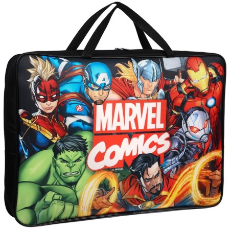 Folder with handles Textile A3, 80x470x350 mm, Avengers-2