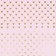 Matte film "Golden Hearts", light pink, 58 x 58 cm