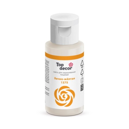 Driving dye gel "Top Decor", egg-yellow, 30 g-1