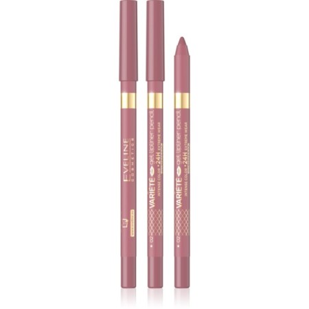 Lip pencil Eveline Variété Gel, gel, waterproof, matte, tone 02 pinkish