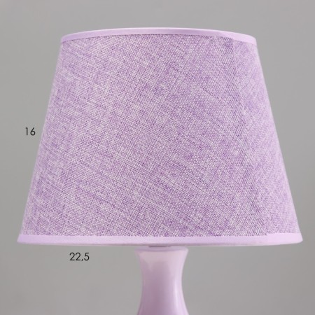 Board Lamp "Savannah" E14 40W Lilac 22x22x38cm-2