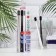 Dental brush "Medic" soft bristles, biodegradable, black + white, 2 pcs.