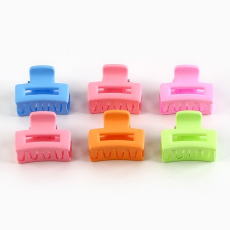 Hair crab be happy, set 6 pcs, 2.5 x 2.5 x 1.5 cm-3