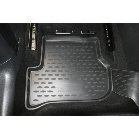 3D mats in the salon VW Golf VI 04/2009-2016, 4 pcs. (polyurethane)-2