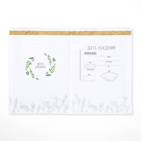 Folder for birth certificate "Bunny", A5-2