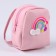Bag for the doll "Rainbow", pink color
