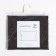Pillowcase Ethel 50x70 cm, gray color, 100% cotton, calico 125 g/m2