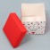 Gift folding box, packaging, “with love”, 15 x 15 x 15 cm