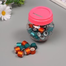 Adhesive tape plastic in the bank 