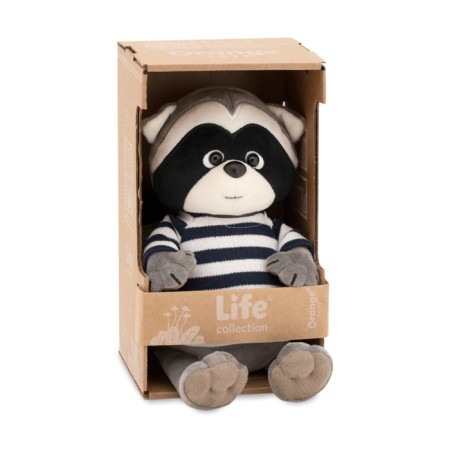 Soft toy "Raccoon Danny in Telnyashka", 15 cm-1