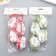 Decor Easter suspension "Flower Print" set 4 pcs mix 7x5 cm