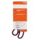 Office scissors 23 cm, plastic handles with rubber inserts