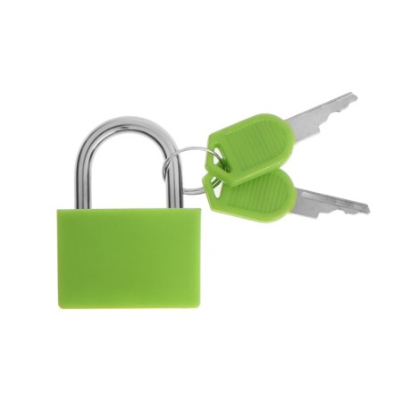 The castle of a hinged suitcase, medium, 30x42 mm, green-2