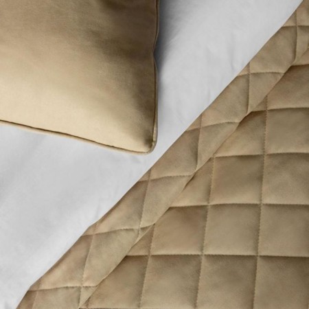Cover with pillowcases "Kim", size 160x220 cm, beige color-3