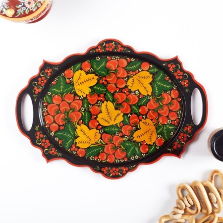 CHOCHLOM TRANSLATION, OBAL, Hand Painting, 41x25cm-1