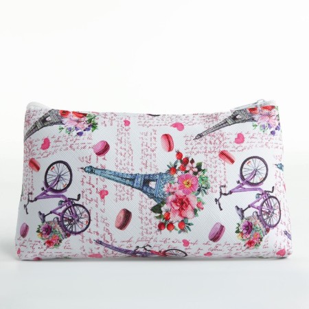 Cosmetic bag with lightning, white/multi -colored color-1