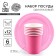 Set of paper dishes is disposable: 6 plates, 6 glasses, pink color