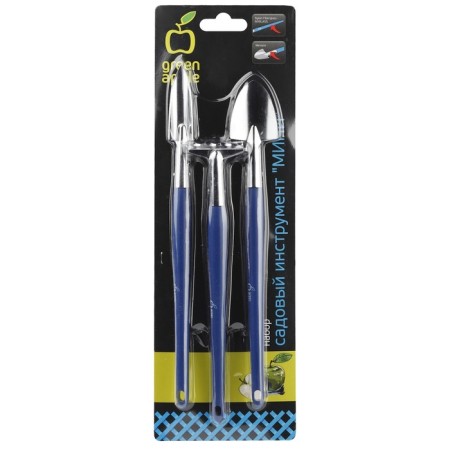 A set of garden tools, 3 objects: robberies, 2 scoops, plastic handles, "mini"-1