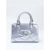 Women's bag, 20*8*14, lightning departure, belt lengths, silver