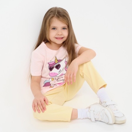 T-shirt Children's KAFTAN "Unicorn" R.34 (122-128), pink-8