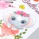 Plastic sticker multi -layer "Ballerini beasts" 50x35 cm