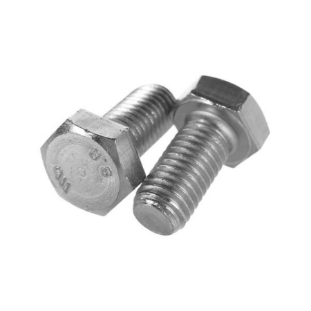 Bolt bolt, with a hexagonal head, galvanized, Din933, M12x25 mm, 4 pcs-2