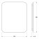 Mirror with Defesto LED backlighting 19 W, 50x60 cm, without a switch, neutral white light