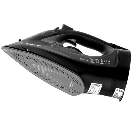 Iron Brayer 4015BR, 2400 W, ceramic sole, 25 g/min, 300 ml, black-5