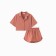Female pajamas (shirt and shorts) KAFTAN "strip" R.48-50, coral