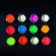 Nail pigment glowing in the dark, a set of 12 jars, 3 g, multi -colored