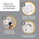 A set of plugs for sockets, 6 pcs.