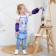 Apron with overturners Children's Ethel Lama, 49 x 39 cm