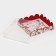 Box for confectionery with PVC lid "Winter Vacations", 13 x 13 x 3 cm, New Year