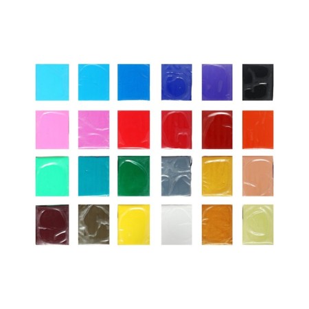 Polymer baked clay Brauberg Art, 24 colors x 20 g, in corrugated hofrocorob, with accessories-6