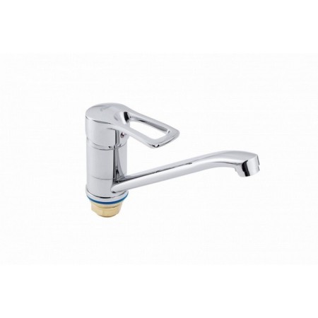 FAUZT FZS-805-129 kitchen mixer, single-leaf, pour length 220 mm, chrome-1