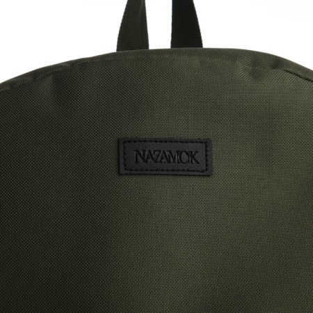 School textile backpack with a lobe of a sling, 38x29x11 cm, khaki color-5