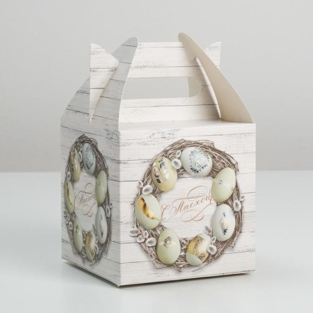 Confectionery box, packaging "Easter", 14 x 14 x 14 cm