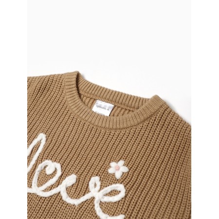 Jumper Kroshka I'm Love, r.68-74 cm, beige-1