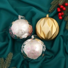 Set of balls plastic D-10 cm, 3 pcs 
