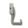 Furniture hook cappio basket, one -rod, green color