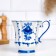 Mug "Spring", aut. Golubenkov N.A., 14x10x11cm, 380ml, 1 variety, gzhel