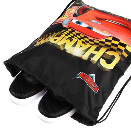 A bag for shoes with a pocket 420*350 mm, cars (soft polyester, density 210d)-4