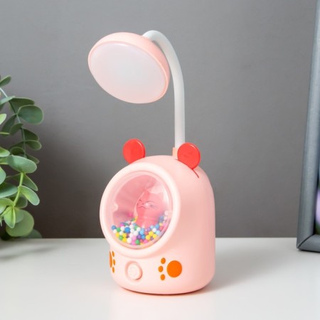 Table lamp "Ears" LED 3W USB pink 7x10x17 cm Risalux